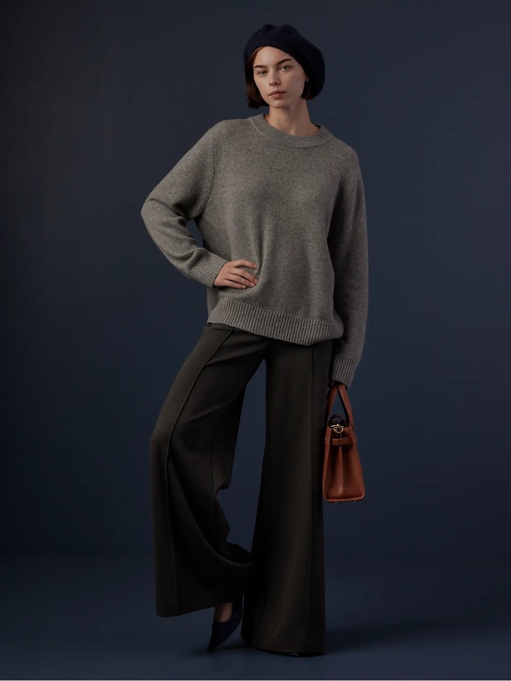 Quince Quince Ultra-Stretch Ponte Super Wide Leg Pants S Tall